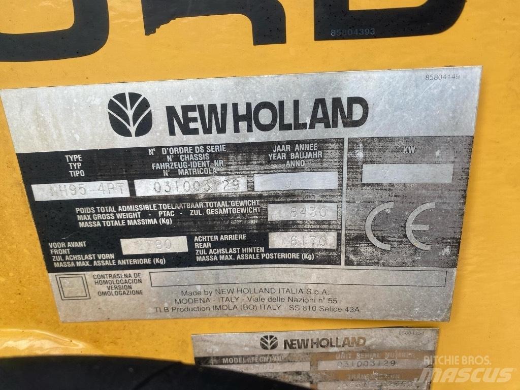 New Holland NH 95 Екскаватори-навантажувачі