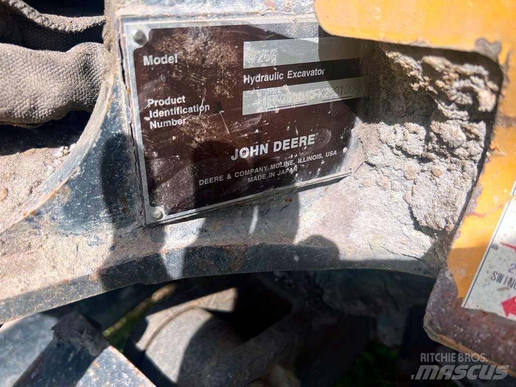 John Deere 26G Міні-екскаватори < 7т