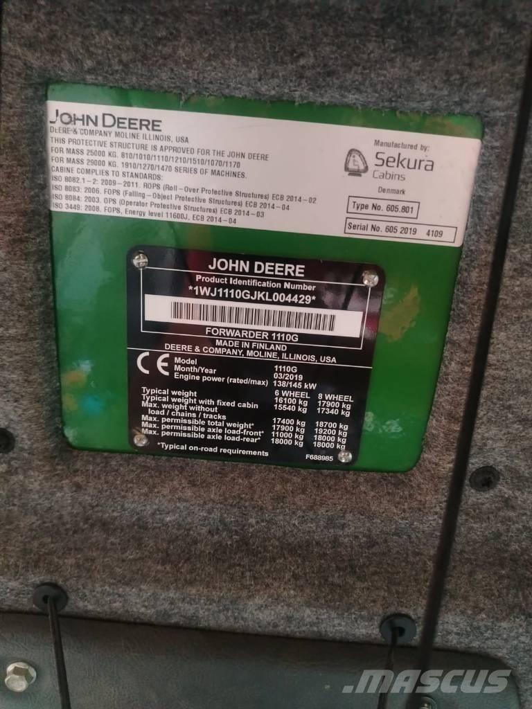 John Deere 1110 Форвардери