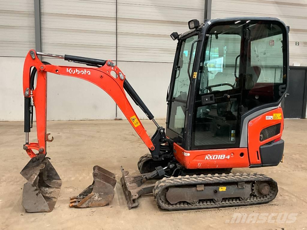 Kubota KX 018-4 Міні-екскаватори < 7т