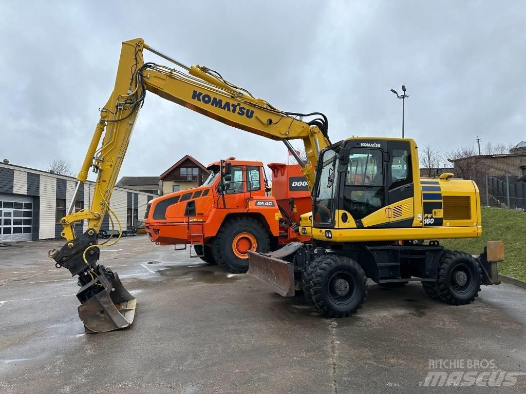Komatsu PW160-11 Колісні екскаватори