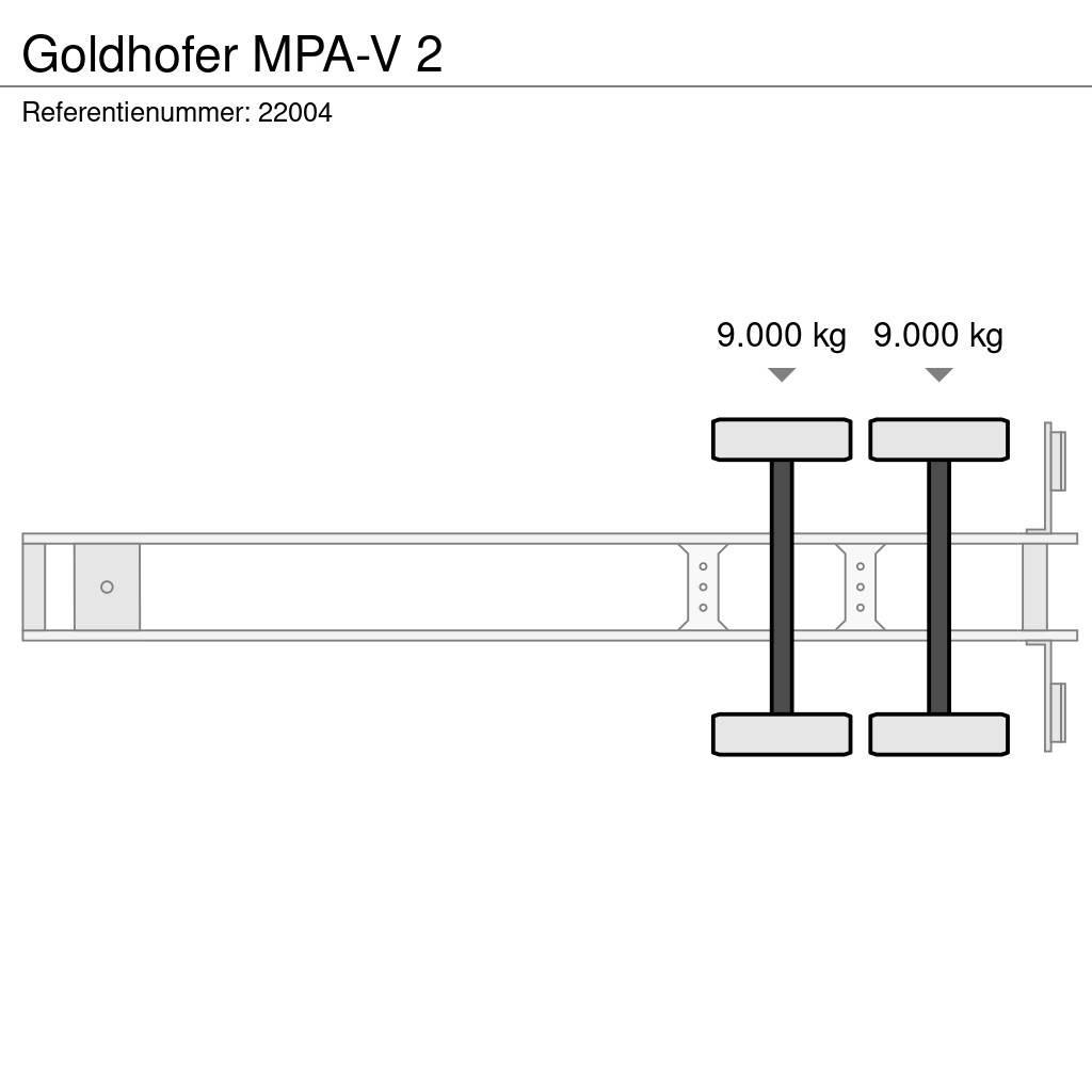 Goldhofer MPA-V 2 Низькорамні напівпричепи
