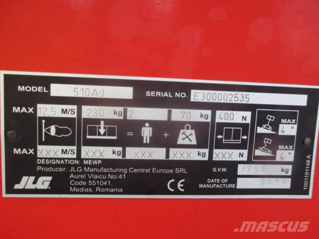 JLG 510 AJ Колінчаті підйомники