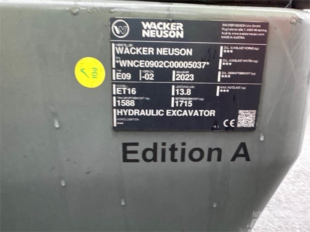 Wacker Neuson ET16 Гусеничні екскаватори