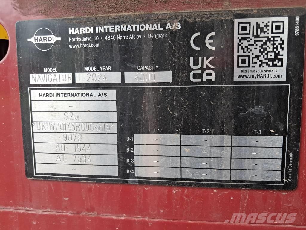 Hardi Navigator 40i Причіпні обприскувачі