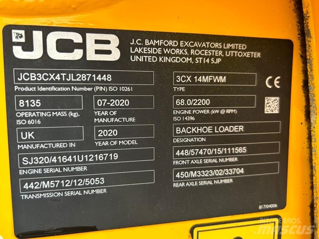 JCB 3CX Air Con Екскаватори-навантажувачі