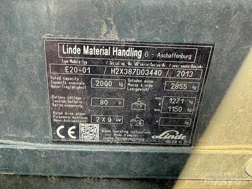 Linde E20-01 Інше