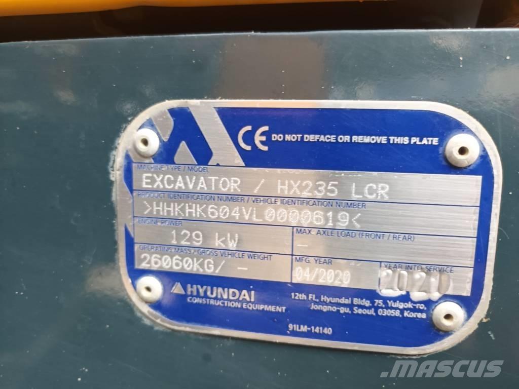 Hyundai HX 235 LCR Гусеничні екскаватори