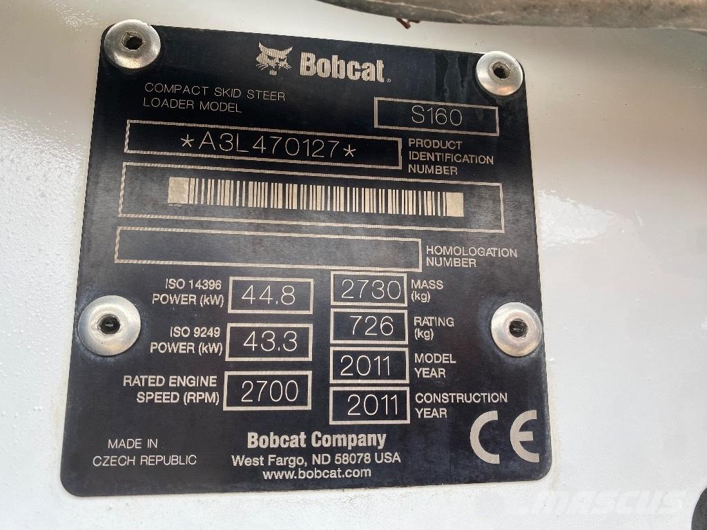 Bobcat S 160 Міні-навантажувачі