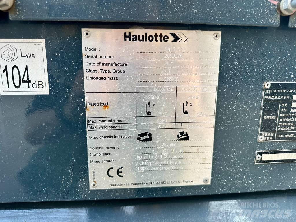 Haulotte HA16RTJ Колінчаті підйомники