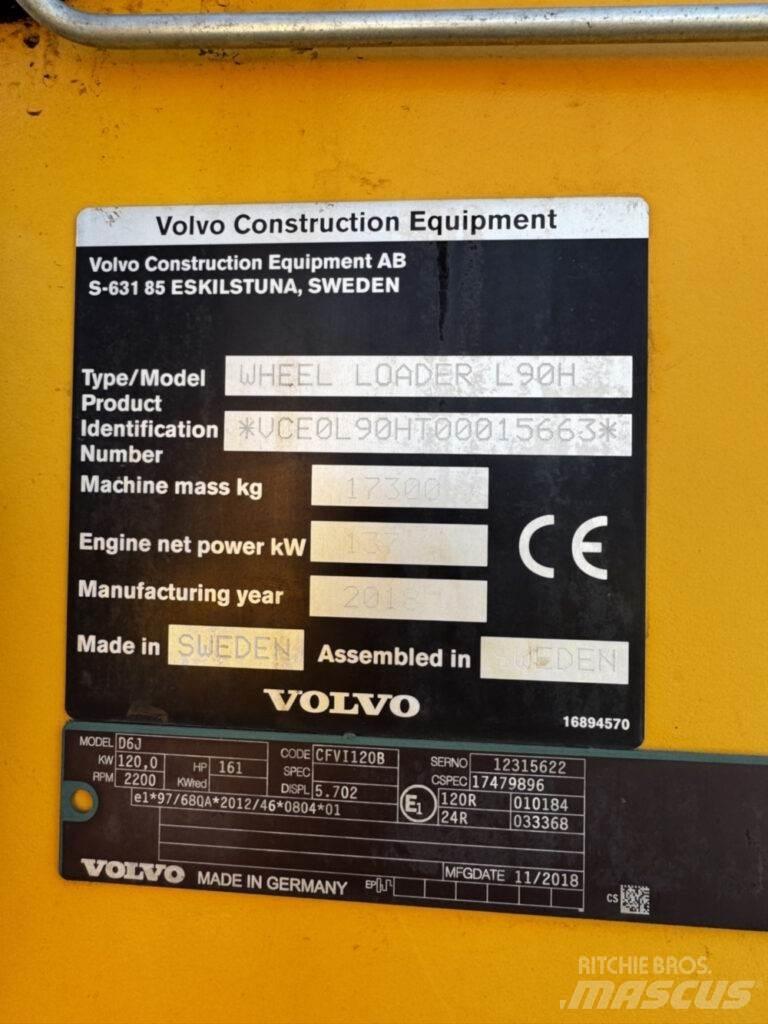 Volvo L90H Фронтальні навантажувачі