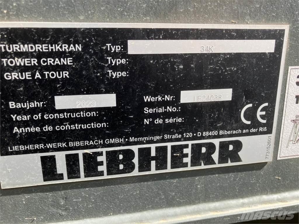Liebherr 34K Баштові крани