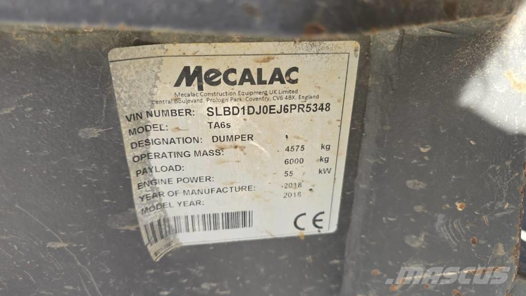 Mecalac TA 6 S Зчленовані самоскиди