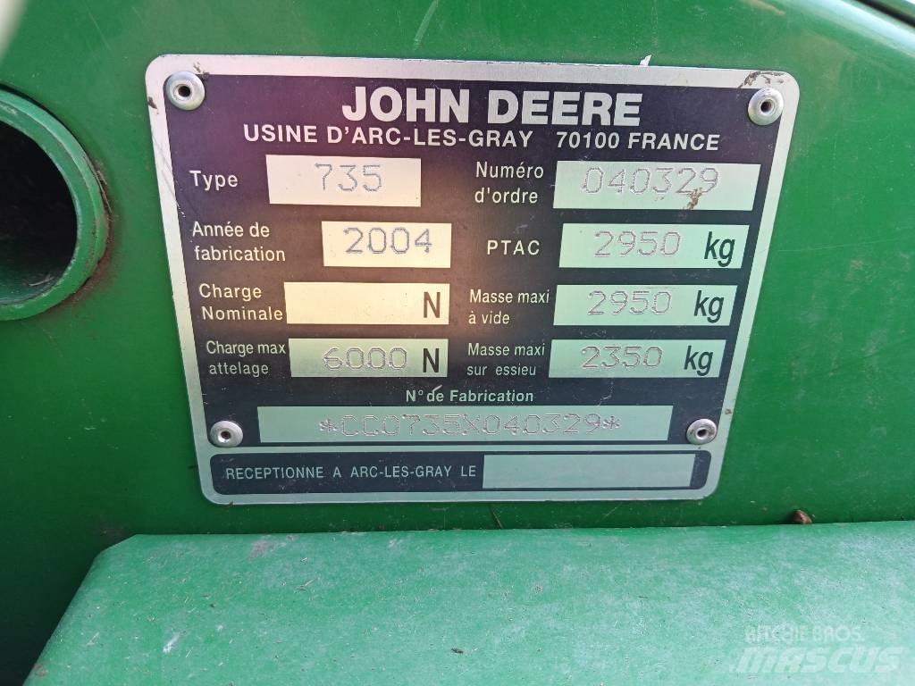 John Deere 735 Косилки-формувачі