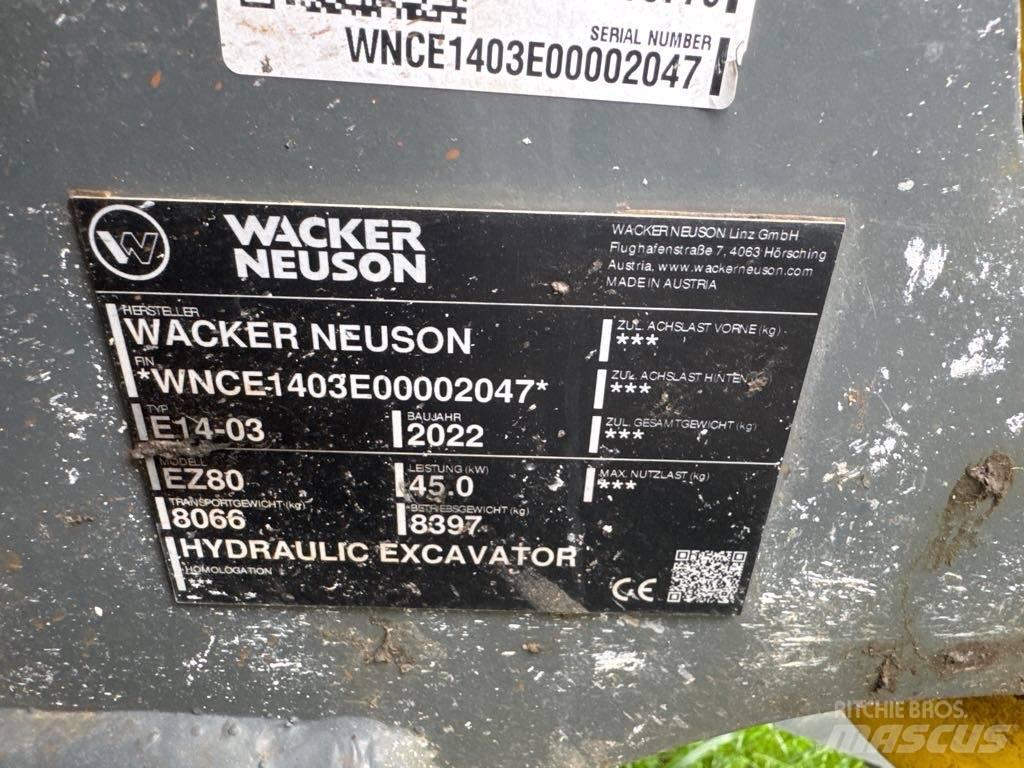 Wacker Neuson EZ80 Гусеничні екскаватори