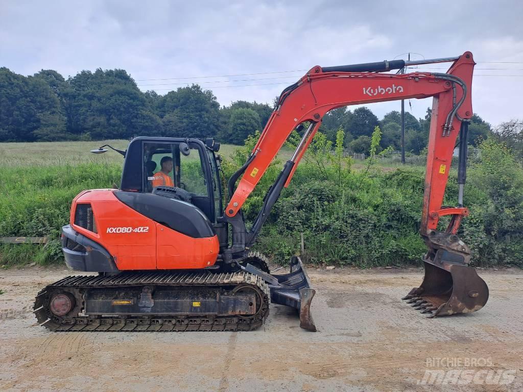 Kubota KX 080-4 Середні екскаватори 7т. - 12т.