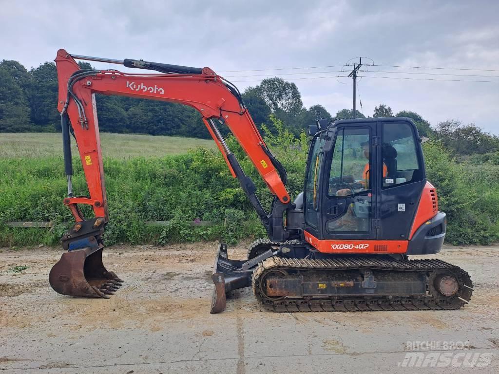 Kubota KX 080-4 Середні екскаватори 7т. - 12т.