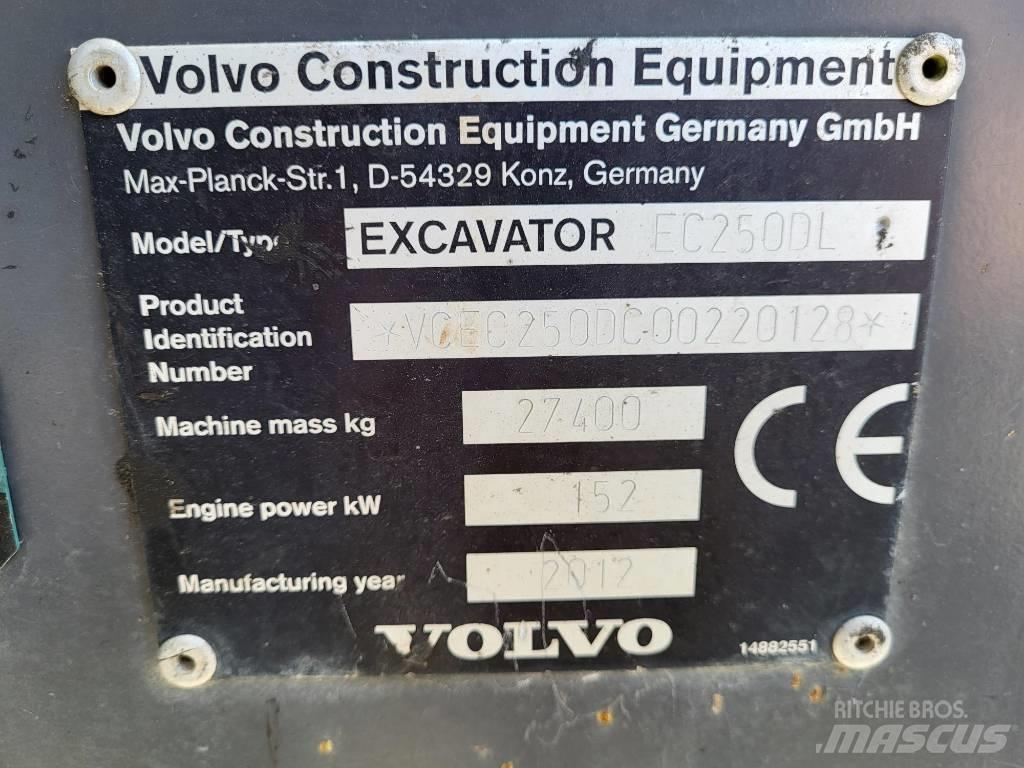 Volvo EC 250 D L Гусеничні екскаватори