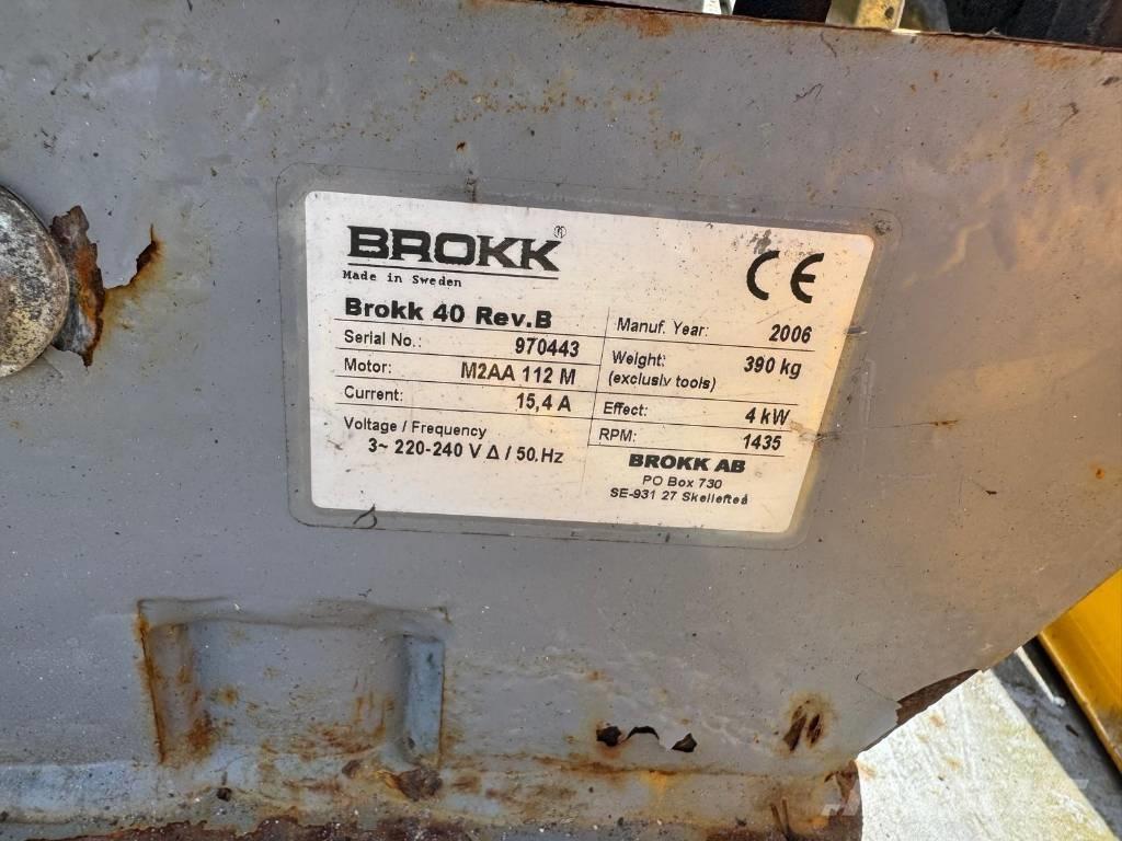 Brokk 40 Екскаватори для знесення споруд
