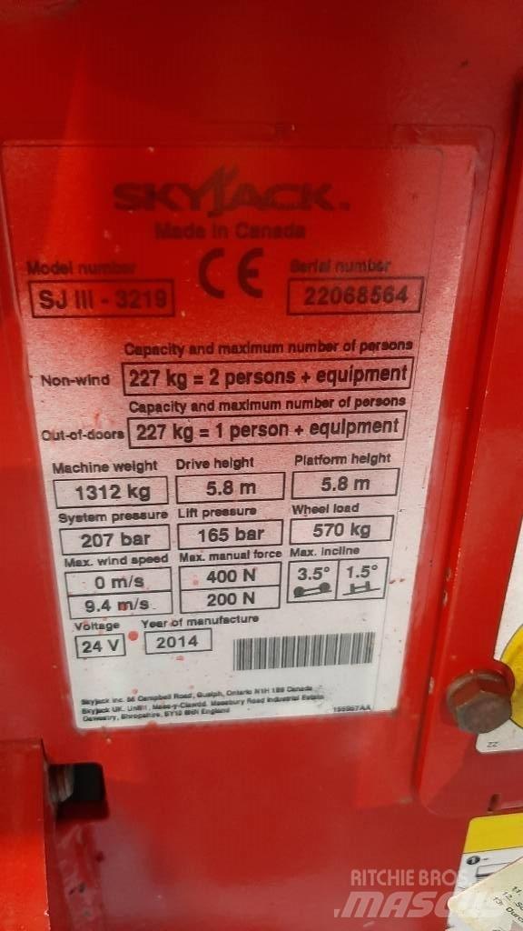 SkyJack SJIII 3219 Підйомники-ножиці