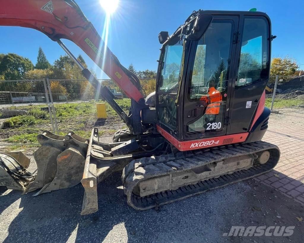 Kubota KX-080-4 Міні-екскаватори < 7т
