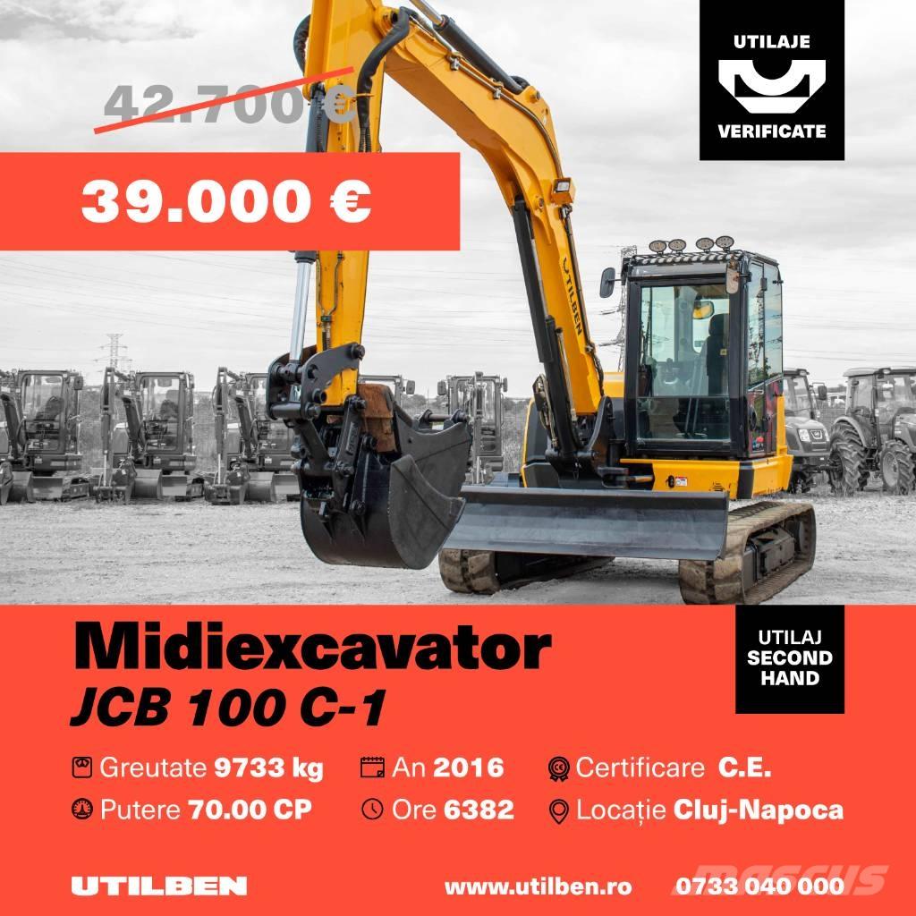 JCB 100 C-1 Середні екскаватори 7т. - 12т.