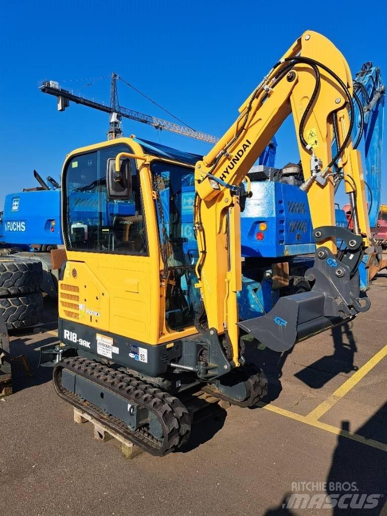 Hyundai R18-9AK Міні-екскаватори < 7т