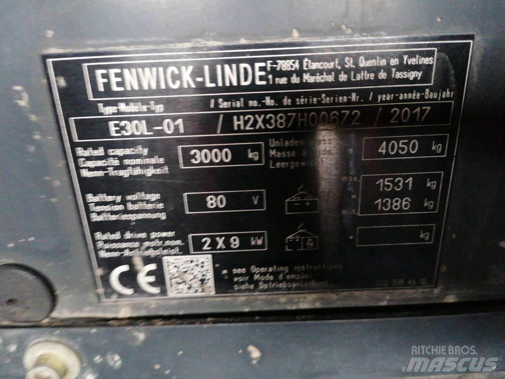 Linde E30L-01 Електронавантажувачі