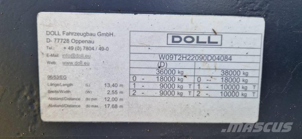 Doll T2H Низькорамні напівпричепи