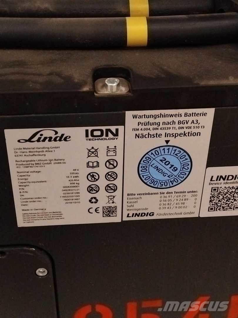 Linde E16 ION Електронавантажувачі