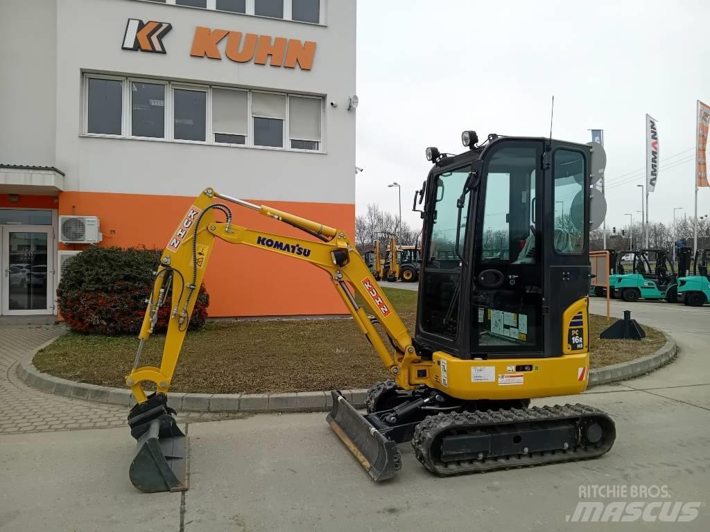 Komatsu PC 16 R-3HS Міні-екскаватори < 7т