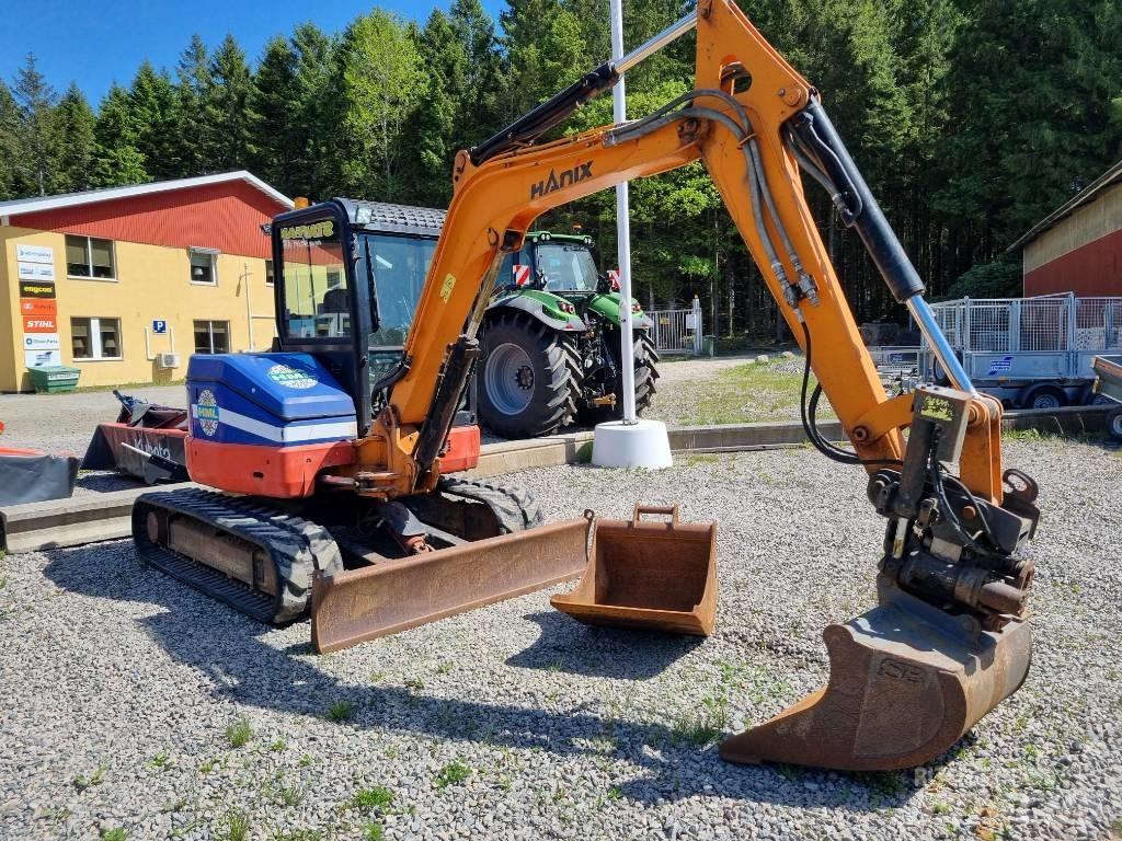 Hanix H 55 DR Міні-екскаватори < 7т