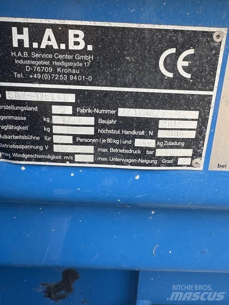  H.A.B S152 12e Підйомники-ножиці