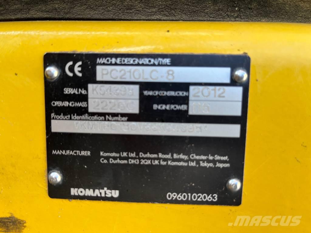 Komatsu PC 210 LC-8 Гусеничні екскаватори