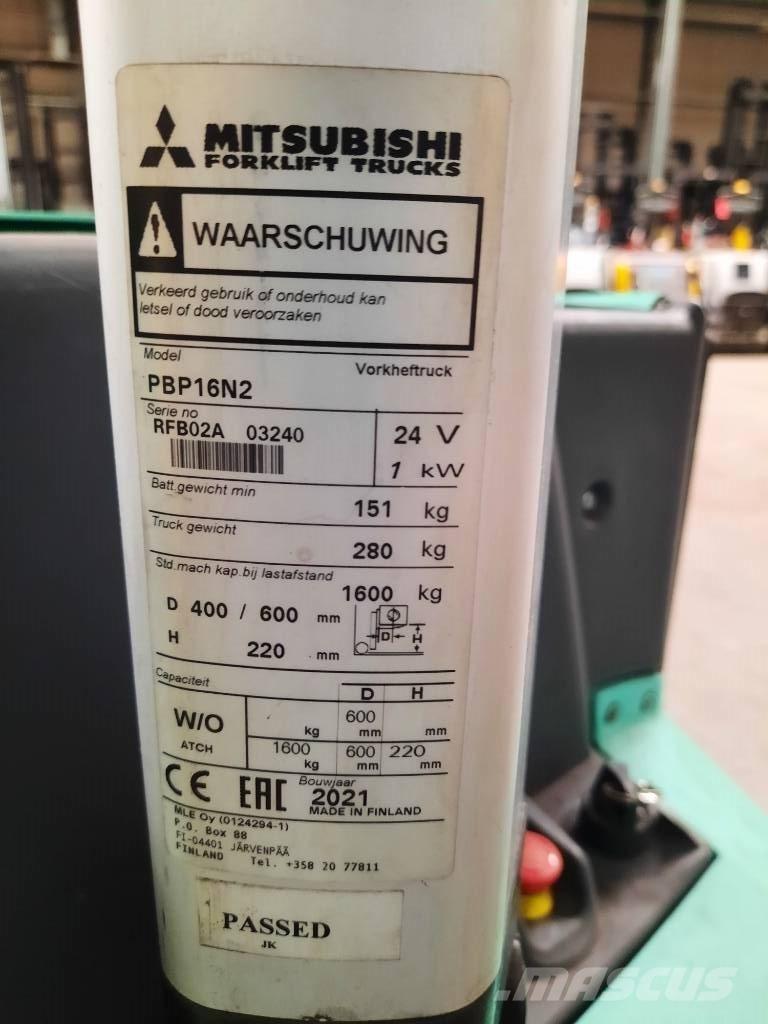 Mitsubishi PBP16N2 Штабелери