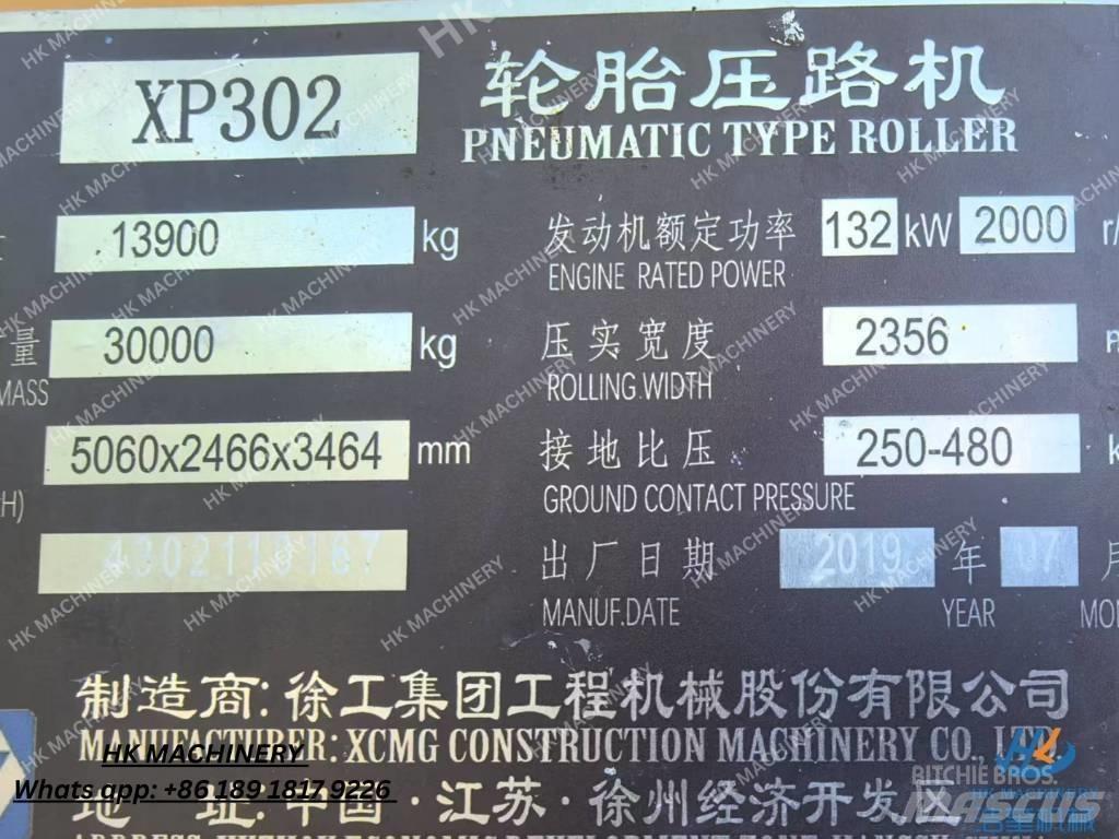 XCMG XP302 Пневматичні катки