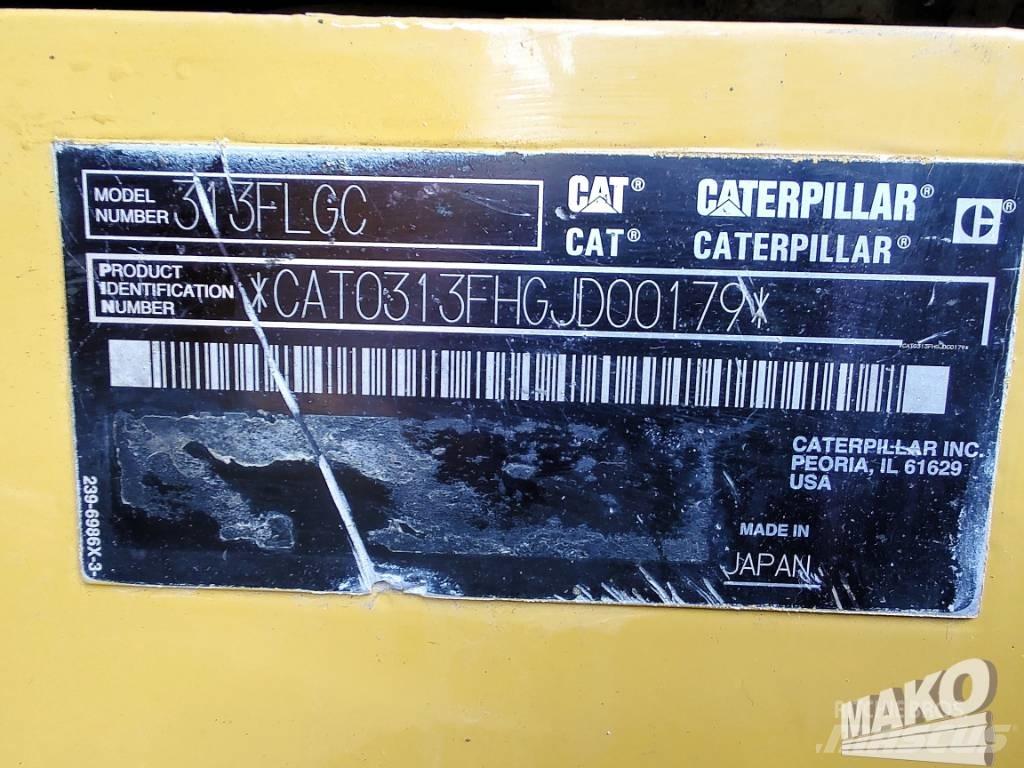 CAT 313 Гусеничні екскаватори