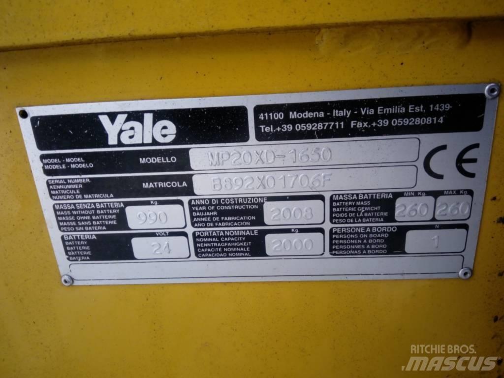 Yale MP 20 XD Візки для перевезення піддонів