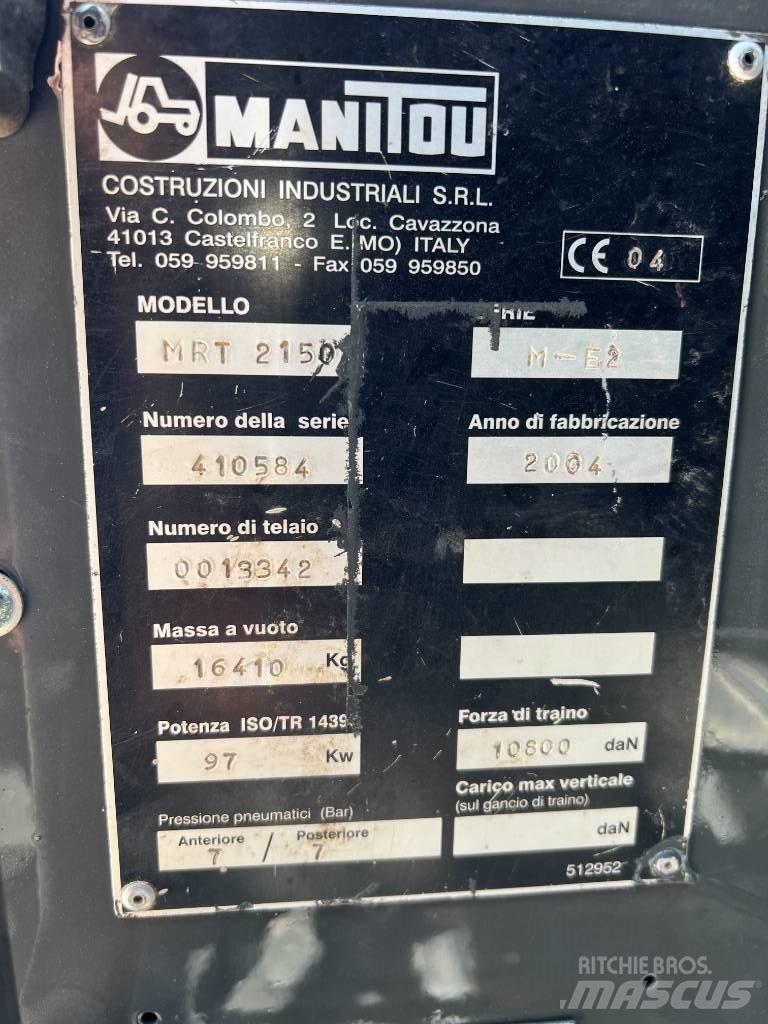 Manitou MRT 2150 Телескопічні навантажувачі