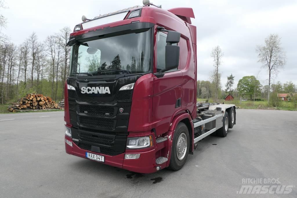 Scania R500 B6x2*4NB Вантажівки з гаковим підйомом
