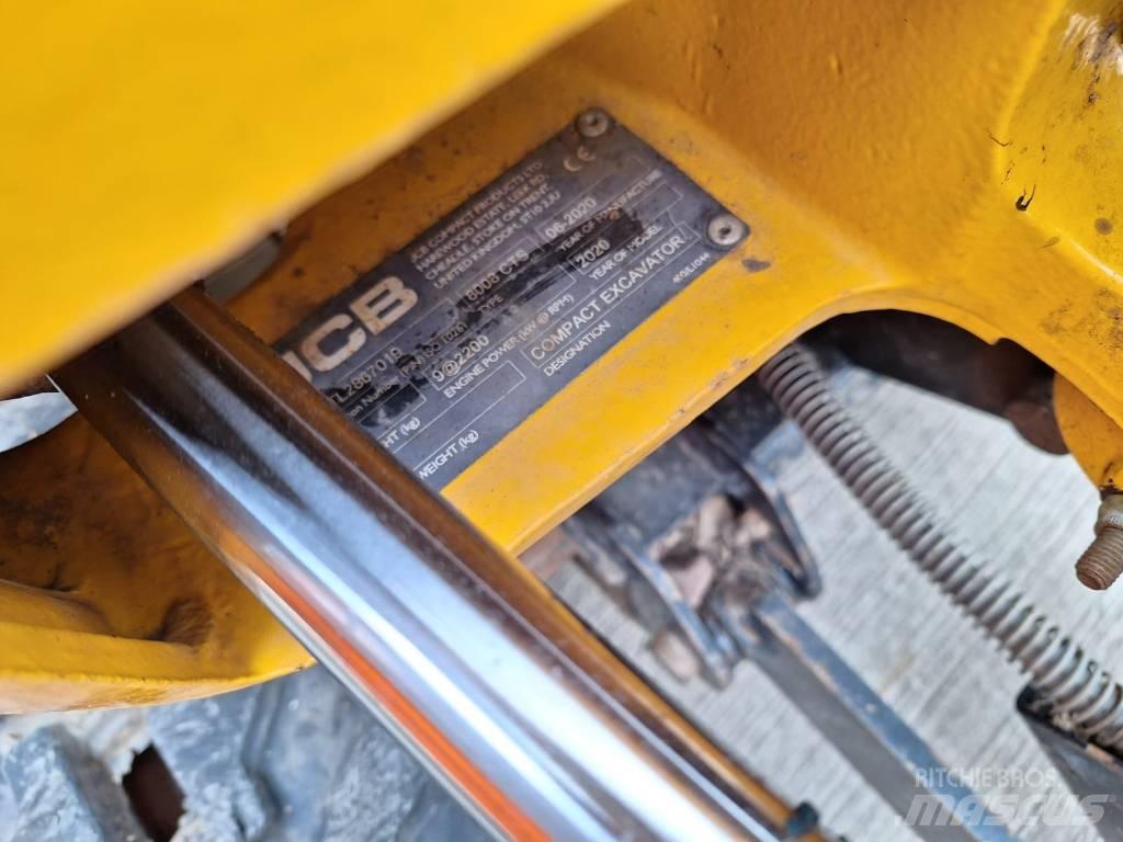 JCB 8008 Міні-екскаватори < 7т