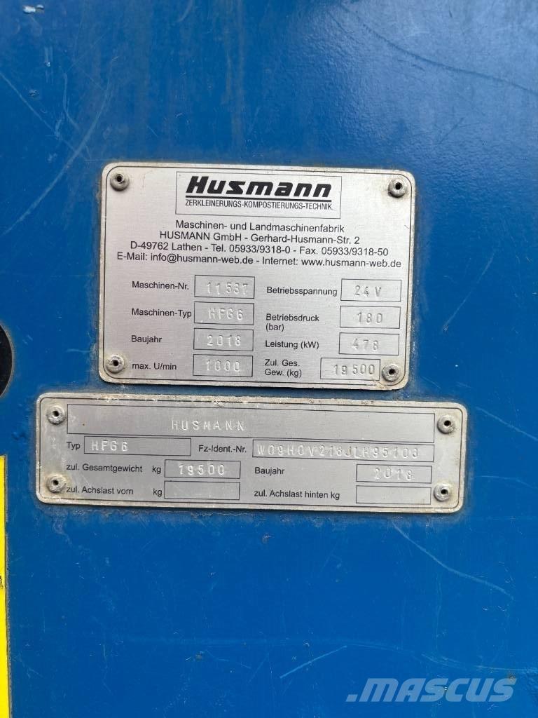 Husmann HFG 6 Знищувачі сміття  (шредери)