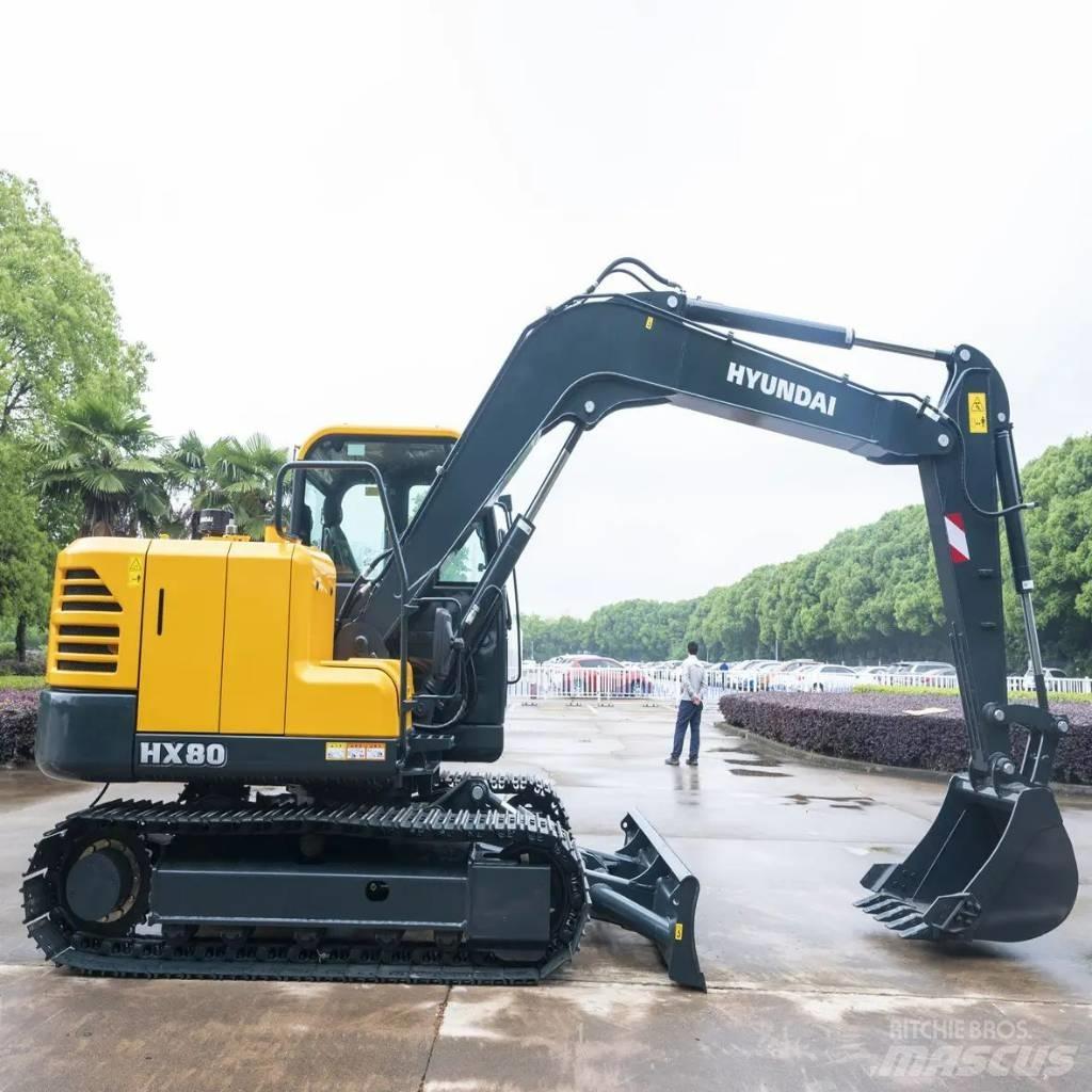 Hyundai HX80 Середні екскаватори 7т. - 12т.