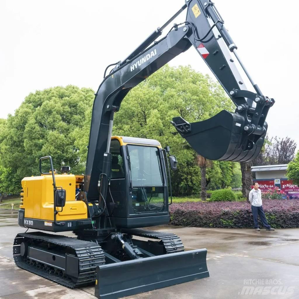 Hyundai HX80 Середні екскаватори 7т. - 12т.