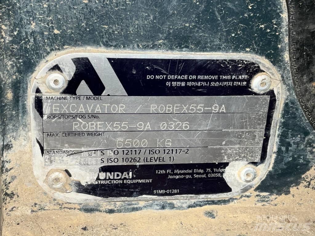 Hyundai Robex 55-9 A Кабіна