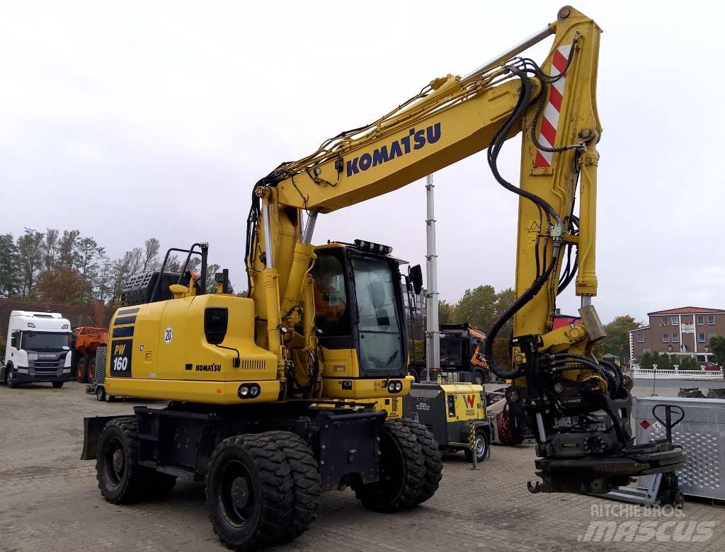 Komatsu PW160-11 Колісні екскаватори