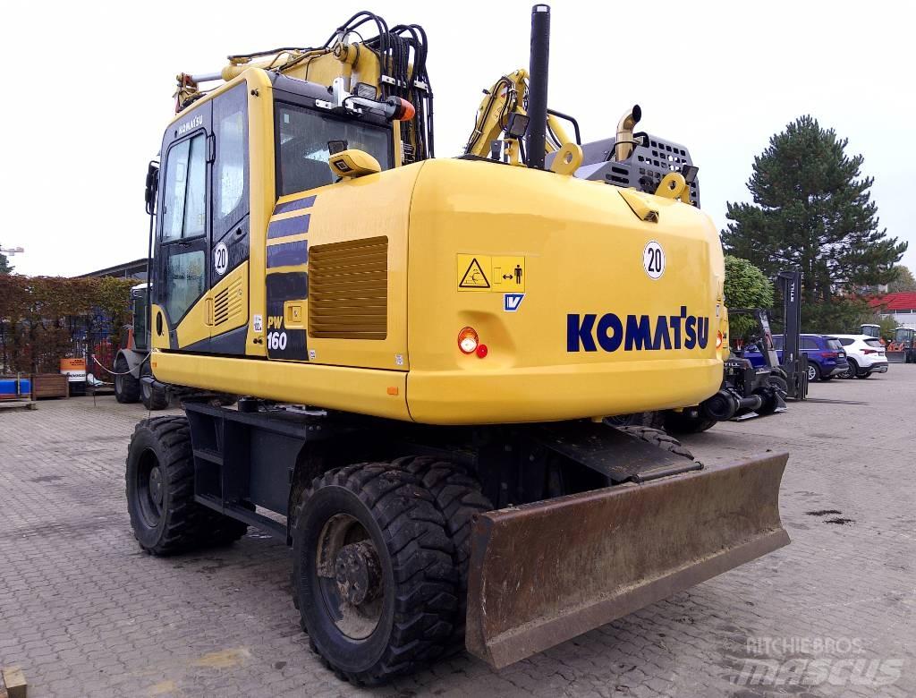 Komatsu PW160-11 Колісні екскаватори