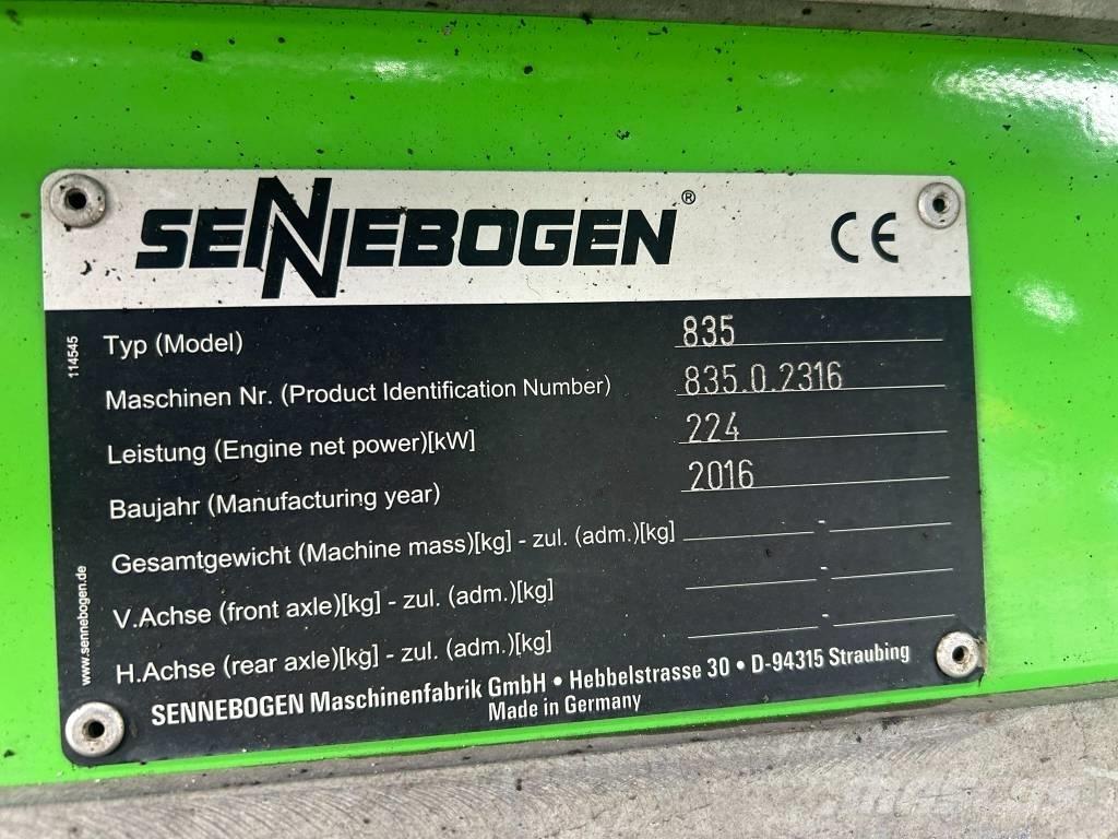 Sennebogen 835 M Перевантажувачі металобрухту/промислові навантажувачі