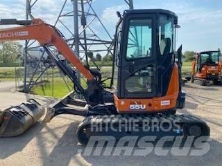 Hitachi ZX55U Міні-екскаватори < 7т