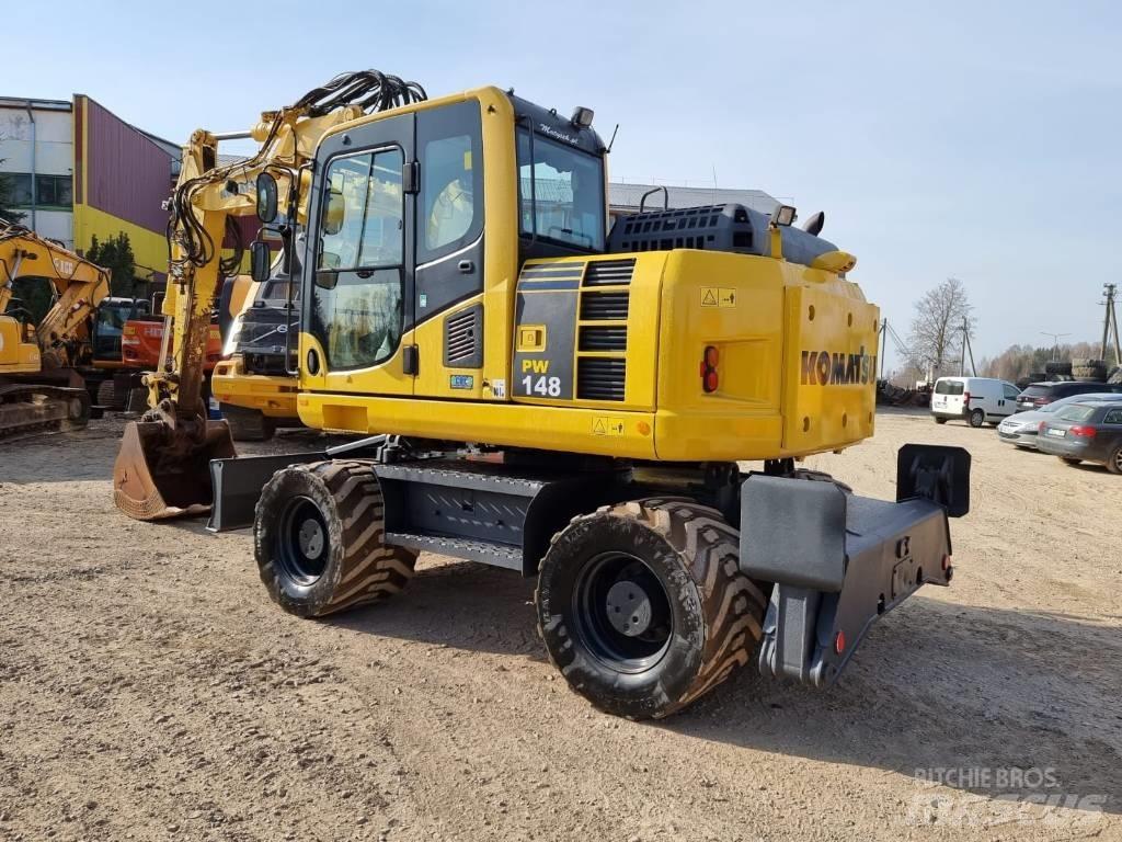 Komatsu PW 148-8 Колісні екскаватори